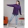 Female hoodies pt, size 50, purple color