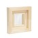 Window, 30 × 30cm, double glass of linden