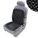 SkyWay cape-wrap on the seat, Massage-02, wood, polyester black, light wood