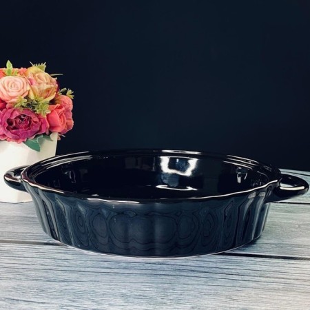 Lenardi baking dish, oval, porcelain, length 37 cm