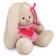 Soft toy "Bunny", in a sweater with a heart, 5 cm