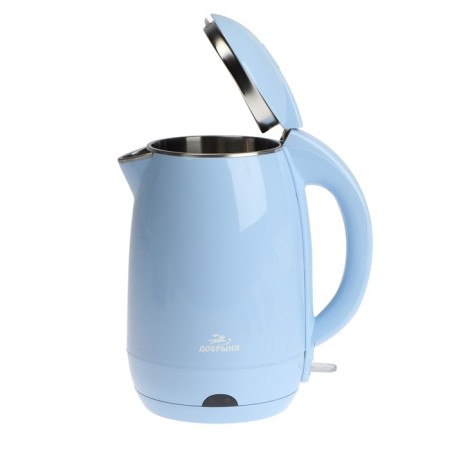 Electric kettle "Dobrynya" DO-1249B, plastic, 1.8 l, 2000 watts, blue-5
