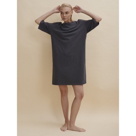 Female dress, size Xs, dark gray color-3