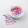 Hair silicone gum, set, d = 2 cm, 50 pcs, multi -colored