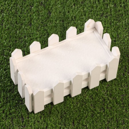 Floristic Kashpo "Edwin" White, 16x8x6cm-1
