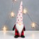 Interior doll "Grandfather Frost in a checkered caftan, a cap in peas" 40x15x8 cm