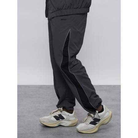 Male tracksuit, size 48, gray color-6