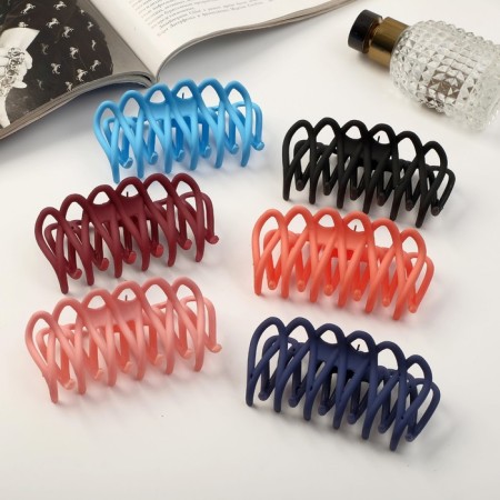 Hair crab "Classic" Wipe luxury, 9.5 cm, mix-1