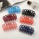 Hair crab "Classic" Wipe luxury, 9.5 cm, mix