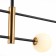 Ceiling EVOLUCE lamp. Sle220103-04. Arcola. 4x5 watts, G9, 4000k, 98x98x58 cm, black color, bronze
