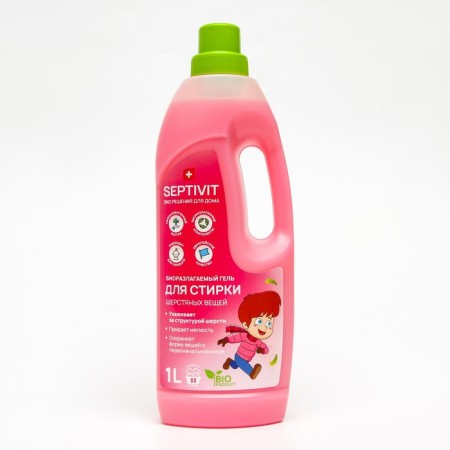 Septivit washing gel for woolen fabrics, 1 liter