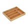 TOM tray for TOM cutlery, 5 sections, in a drawer, bamboo