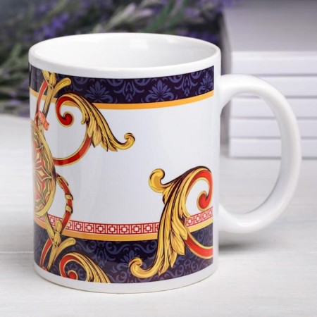Sublimation "Favorite Grandfather" 320 ml, with application-5