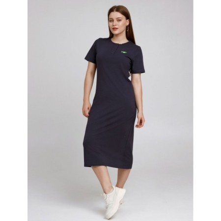 Women's dress "Fish", size 48, gray color