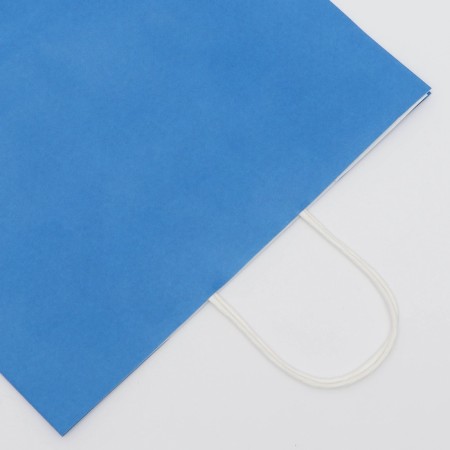Craft package blue, round handle, 32 x 19.5 x 37 cm, 120 g-1