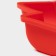 Baking shape of the share "Christmas tree with garland", silicone, 18 × 14.5 × 3.5 cm, red color