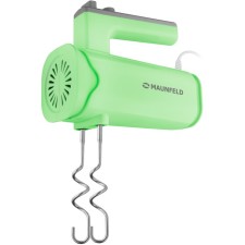 Mixer Maunfeld MF-331GR, manual, 300 W, 8 speeds, 4 nozzles, green