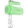 Mixer Maunfeld MF-331GR, manual, 300 W, 8 speeds, 4 nozzles, green