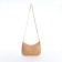 Baget bag with zipper, beige color