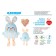 Developing toy with cherry bones "Baby Bunny. Dr. Myakish "