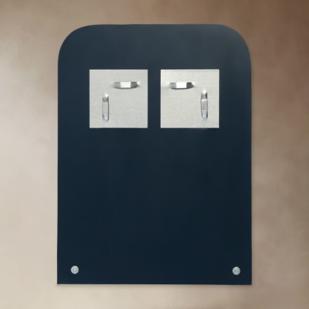 Mirror, wall, with a shelf, 30 × 40 cm-3