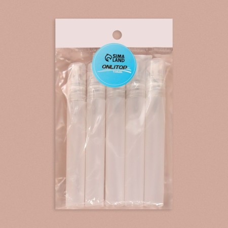 Perfume bottle, with a spray, 10 ml, white color-3