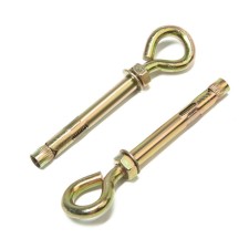Anchor bolt of scrap, with a ring, galvanized, 12x100 mm, 25 pcs