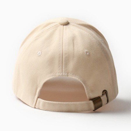 Minaku cap "Vintage", beige color, size 56-58-6