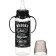 A bottle for feeding "Milk No. 1", a classic throat, with handles, 250 ml., 0 months., Black color