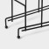 Cover stand for 5 objects of the share, 28.5 × 12.5 × 16.5 cm, black color