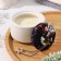 Aromatic candle "Soy Wax", English pear and freesia, white, 9x9 cm