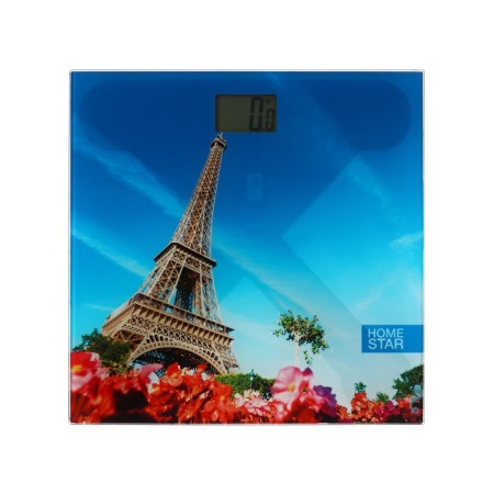 Floor Libra Homestar HS-6001k, electronic, up to 180 kg, glass, "Paris"