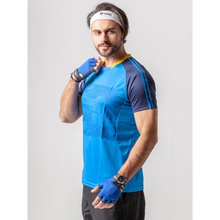 Sports T -shirt male ise, size 52, blue color-9