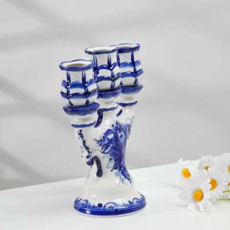 Climb "Romance", Gzhel, Porcelain, 22 cm-1