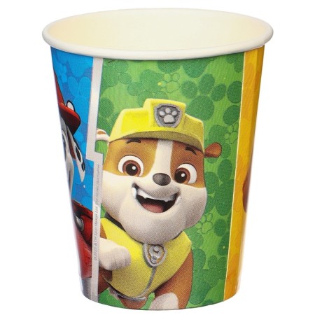 Paper glass "Happy Birthday!", 250 ml, puppy patrol-3