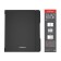 Notebook A5+, 48 sheets in the Erichkrause "Folderbook", a replaceable plastic cover, an offset unit, black