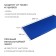 Mat Onlytop, 200x100x6 cm, 1 addition, blue color