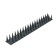 Bird Buyer, 33.5 × 4.5 cm, anti -trace spikes, 51 pcs., 3 rows, Greengo