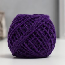 Acryl yarn 100% acrylic, 100m/40 ± 5 g (purple)