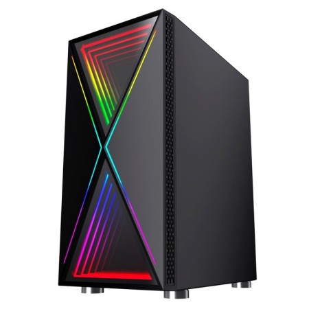 The GMNG GG-CC110 case without BP ATX 5x120mm 2x140mm 2xusb2.0 1xusb3.0 Audio Bott PSU-3