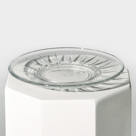 Elysia glass set for tea, 12 items: a glass of 200 ml, 6 pcs, a saucer d = 13 cm, 6 pcs-2