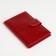 Cover for auto documents on the button, textura, red color