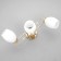 Chandelier 2772/3 E27 40W gold 48x28x28 cm