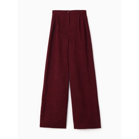 Female Palazzo trousers, minku, burgundy color, size 44