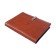 Organizer on the rings, PVC, A5.140 liters, cage, with a pen, gifts. Box, flash drive, brown charging