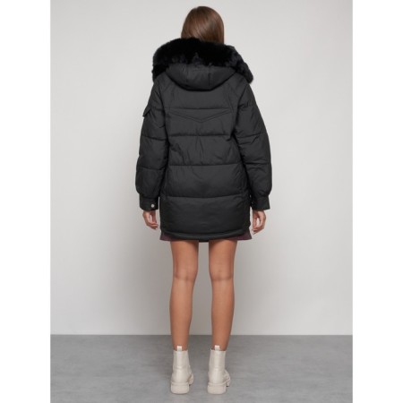 Winter jacket, size 44, black color-3