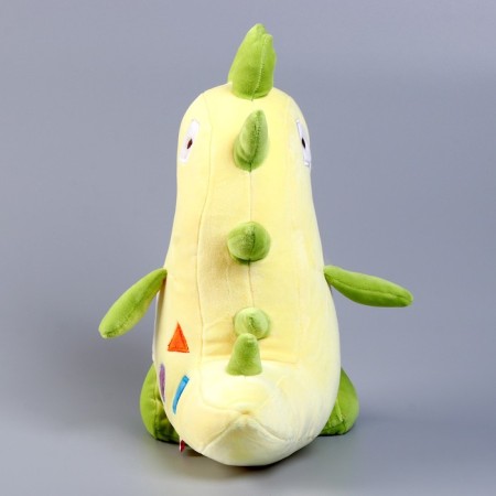 Soft toy "dinosaurus", 40 cm, yellow color-3