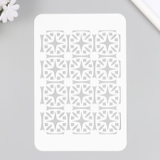 Plastic stencil 