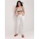Women's jeans with a high landing CONTE Elegant Mom Fit, size m, color White