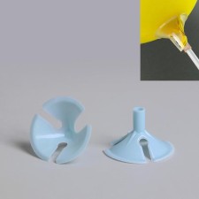 Держатель-зажим для шаров, d=0,6 см, цвет бледно-голубой